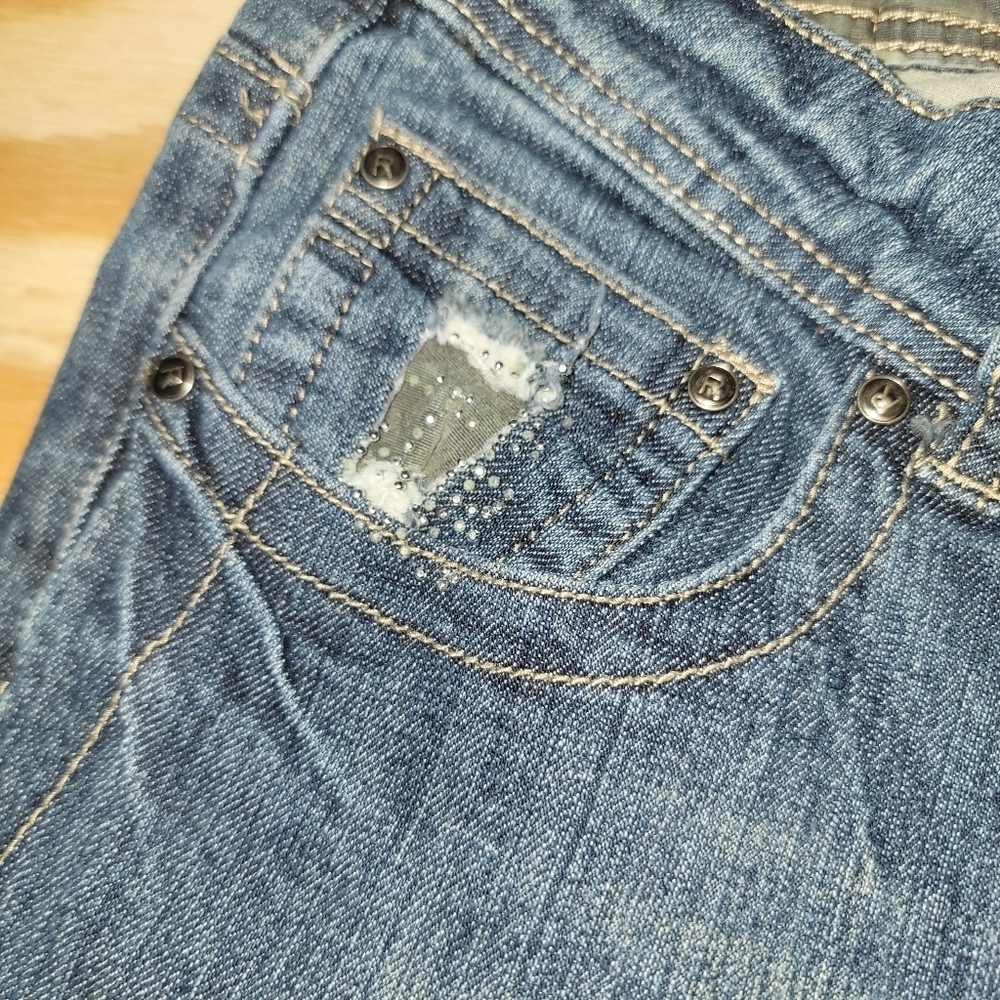 Red Rivet Jeans - Picture 4 of 7